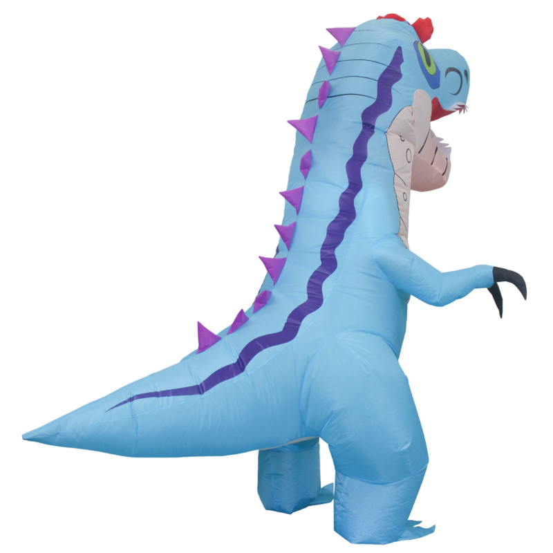 Puhutav dinosauruse cosplay kostüüm Halloweeniks – kõndiv ratsanik, kandmisme rekvisiit, polüester taft 210t, 550 g, bränd Xingtong