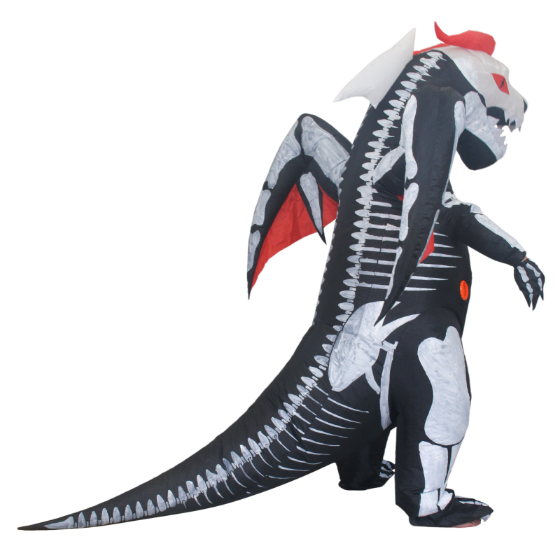 Puhutav dinosauruse cosplay kostüüm Halloweeniks – kõndiv ratsanik, kandmisme rekvisiit, polüester taft 210t, 550 g, bränd Xingtong