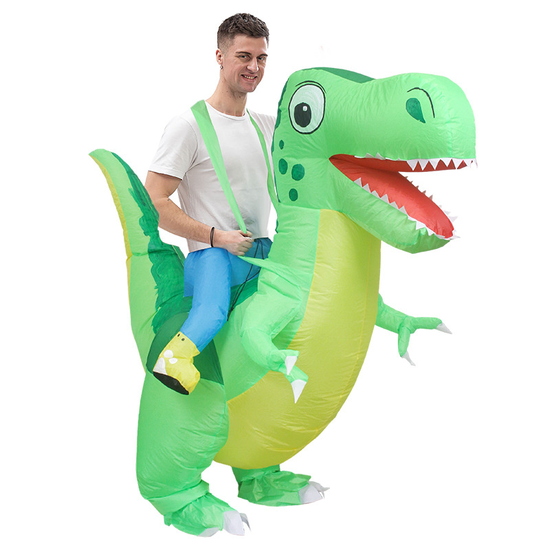 Puhutav dinosauruse cosplay kostüüm Halloweeniks – kõndiv ratsanik, kandmisme rekvisiit, polüester taft 210t, 550 g, bränd Xingtong