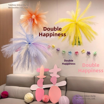 Karti baloni kāzu telpai dekorēšanai — karāšanās fonu fotogrāfijām, balons ar asti, balona veids: krītošā Zeme, bez zīmoga