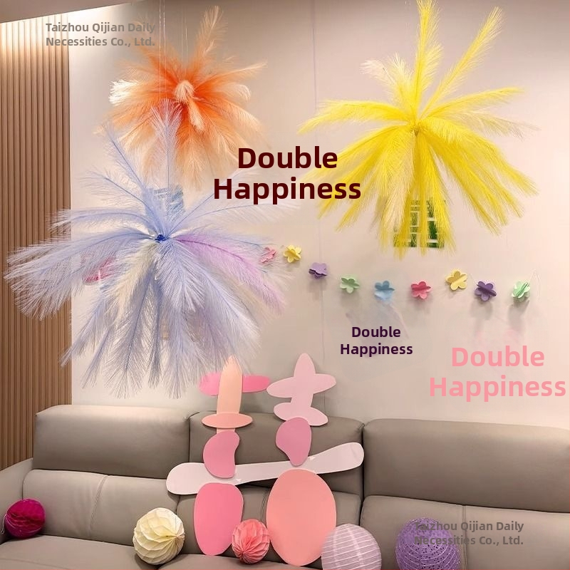 Karti baloni kāzu telpai dekorēšanai — karāšanās fonu fotogrāfijām, balons ar asti, balona veids: krītošā Zeme, bez zīmoga