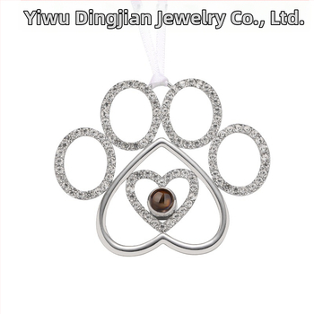 Dingjian metāla kaklarota ar lentes ķēdi, elektroplēšana, svars 50 g