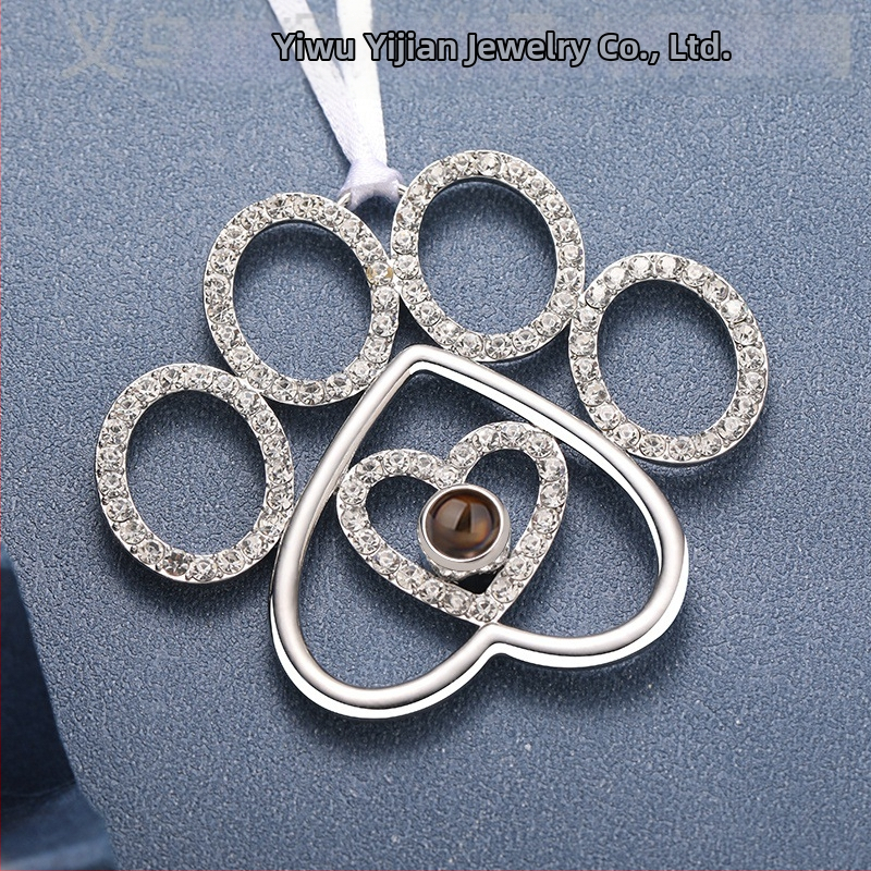 Dingjian metāla kaklarota ar lentes ķēdi, elektroplēšana, svars 50 g