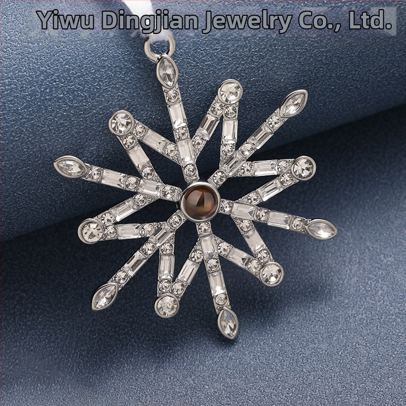 Dingjian metāla kaklarota ar lentes ķēdi, elektroplēšana, svars 50 g