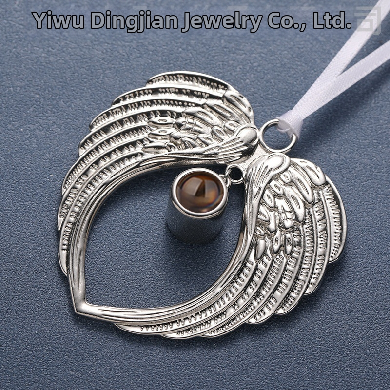 Dingjian metāla kaklarota ar lentes ķēdi, elektroplēšana, svars 50 g