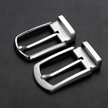 Nerūsējošā tērauda 304 pin sprādze jostai, ādas gals, dažādas sprādzes galvas, universālais stils, pielāgota apstrāde