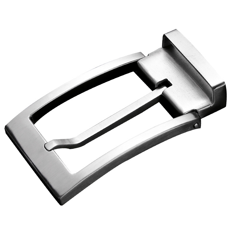 Nerūsējošā tērauda 304 pin sprādze jostai, ādas gals, dažādas sprādzes galvas, universālais stils, pielāgota apstrāde