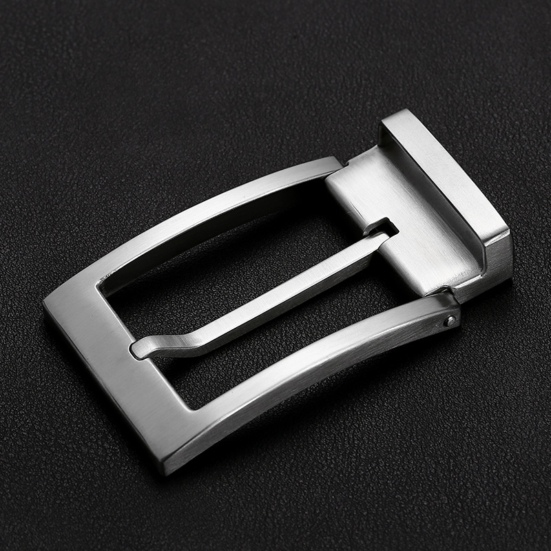 Nerūsējošā tērauda 304 pin sprādze jostai, ādas gals, dažādas sprādzes galvas, universālais stils, pielāgota apstrāde