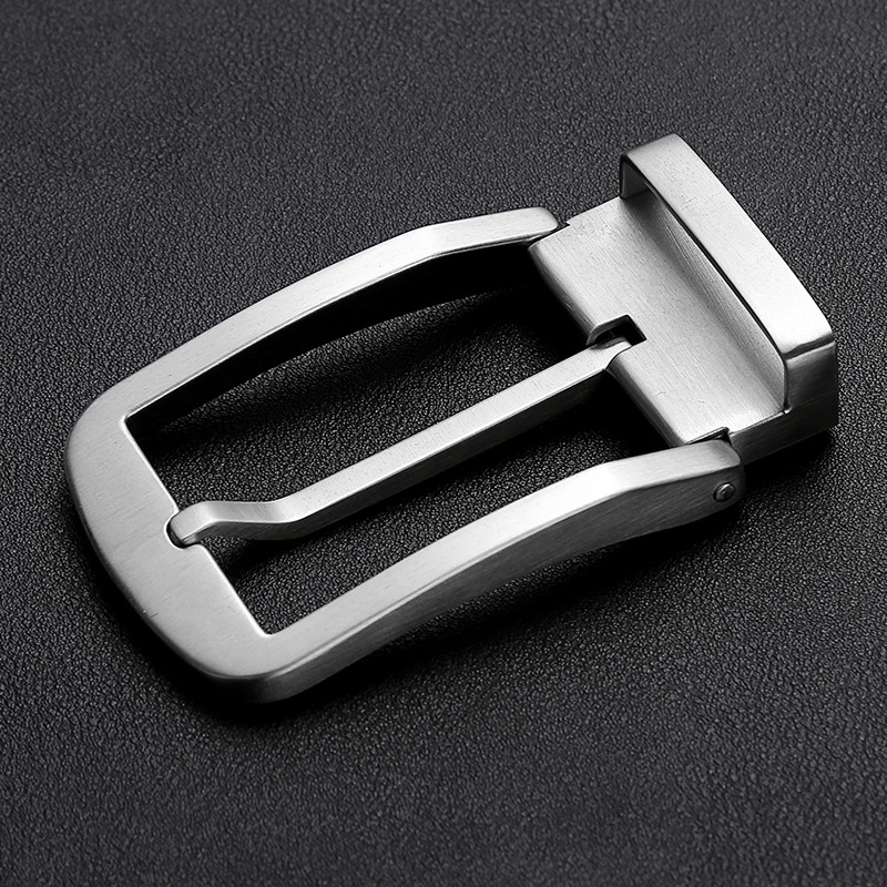 Nerūsējošā tērauda 304 pin sprādze jostai, ādas gals, dažādas sprādzes galvas, universālais stils, pielāgota apstrāde