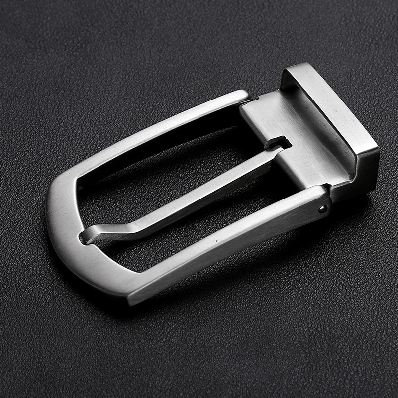 Nerūsējošā tērauda 304 pin sprādze jostai, ādas gals, dažādas sprādzes galvas, universālais stils, pielāgota apstrāde