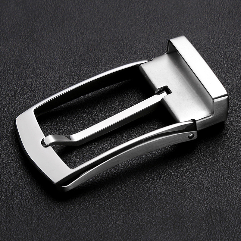 Nerūsējošā tērauda 304 pin sprādze jostai, ādas gals, dažādas sprādzes galvas, universālais stils, pielāgota apstrāde