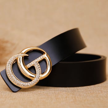 Unisex kaiš od prave kože s pravokutnom metalnom kopčom i glatkim zatvaranjem, širina 2-4 cm