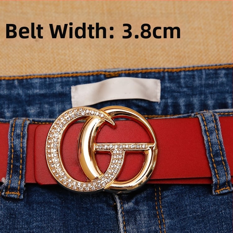 Unisex kaiš od prave kože s pravokutnom metalnom kopčom i glatkim zatvaranjem, širina 2-4 cm