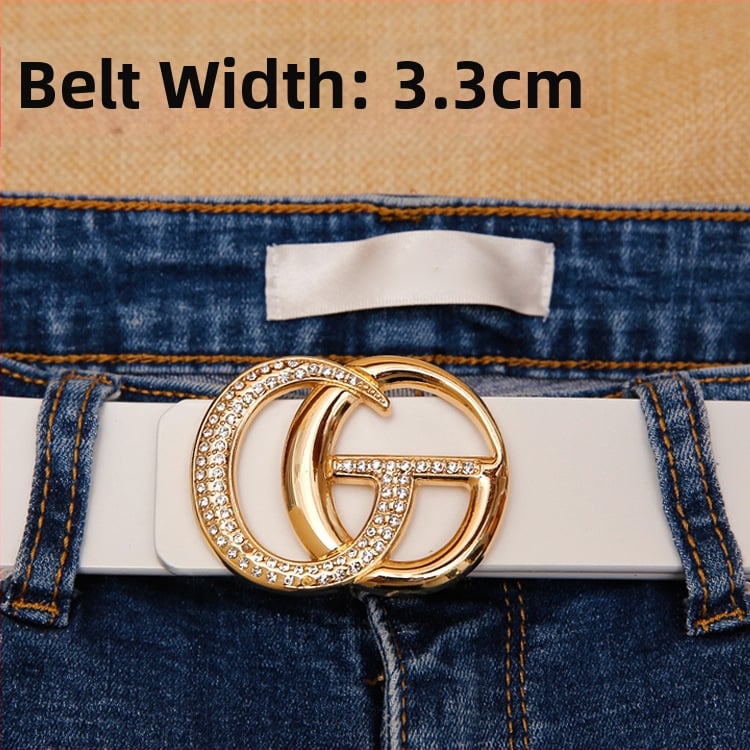 Unisex kaiš od prave kože s pravokutnom metalnom kopčom i glatkim zatvaranjem, širina 2-4 cm