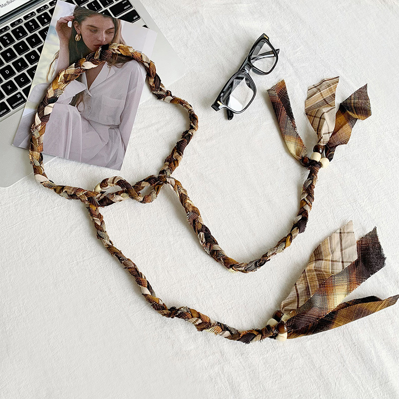 Boho stila rokassprādze jostas ķēde sievietēm, kokvilnas audums, daudzpusīgs dizains, pavasaris–vasara