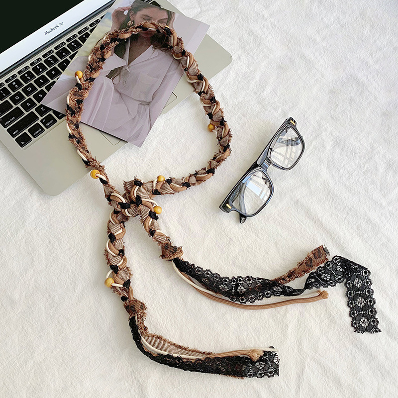 Boho stila rokassprādze jostas ķēde sievietēm, kokvilnas audums, daudzpusīgs dizains, pavasaris–vasara