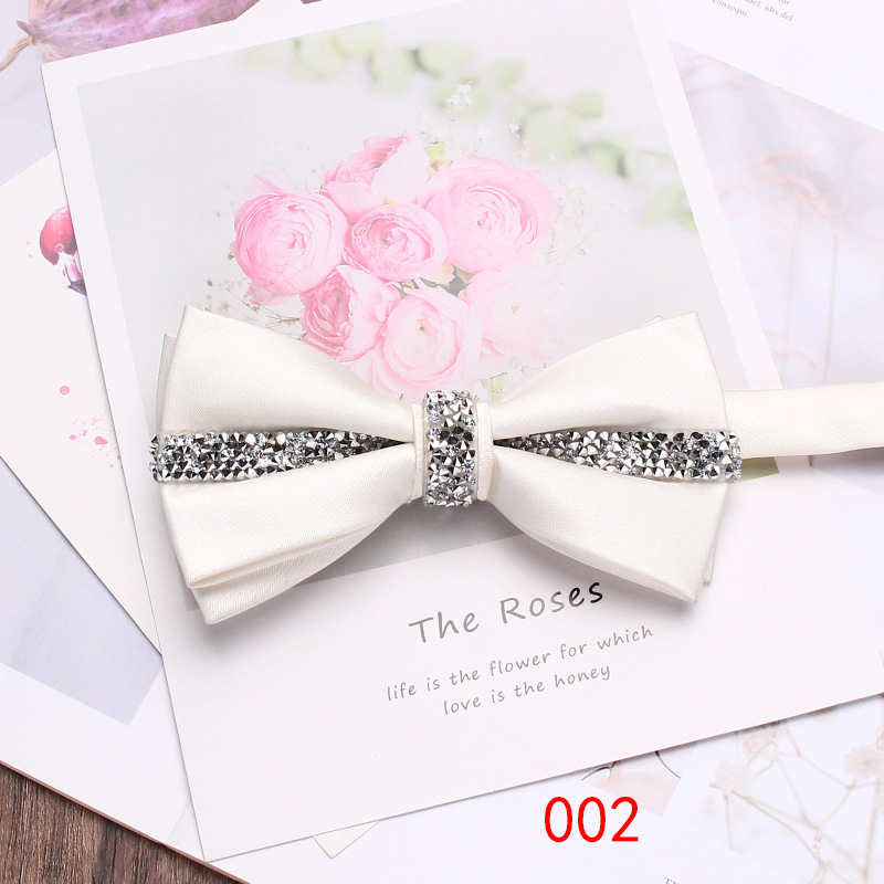 Papion pentru bărbați și femei, poliester, jacquard, cap plat, unisex, business casual, căptușeală poliester