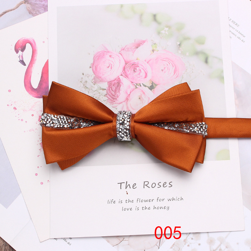 Papion pentru bărbați și femei, poliester, jacquard, cap plat, unisex, business casual, căptușeală poliester