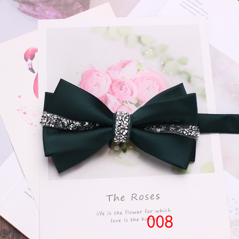 Papion pentru bărbați și femei, poliester, jacquard, cap plat, unisex, business casual, căptușeală poliester