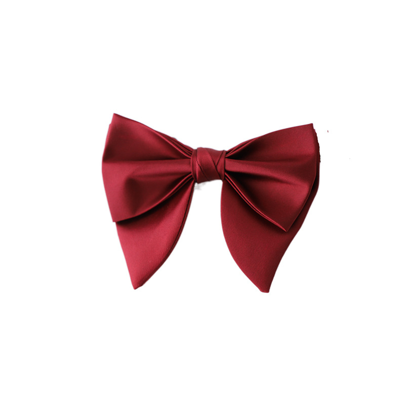 Papion masculin din poliester, Jacquard, monocrom, stil săgeată, stil coreean