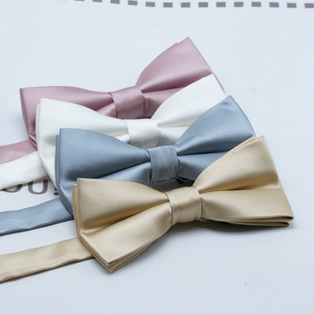 Papion pentru ținute formale de afaceri, design plat, unisex, croială jacquard, model monocrom