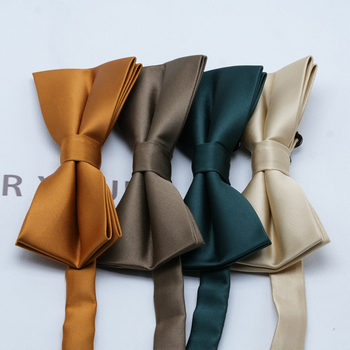 Papion pentru ținute formale de afaceri, design plat, unisex, croială jacquard, model monocrom