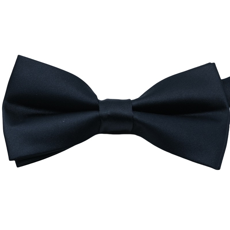 Papion pentru ținute formale de afaceri, design plat, unisex, croială jacquard, model monocrom