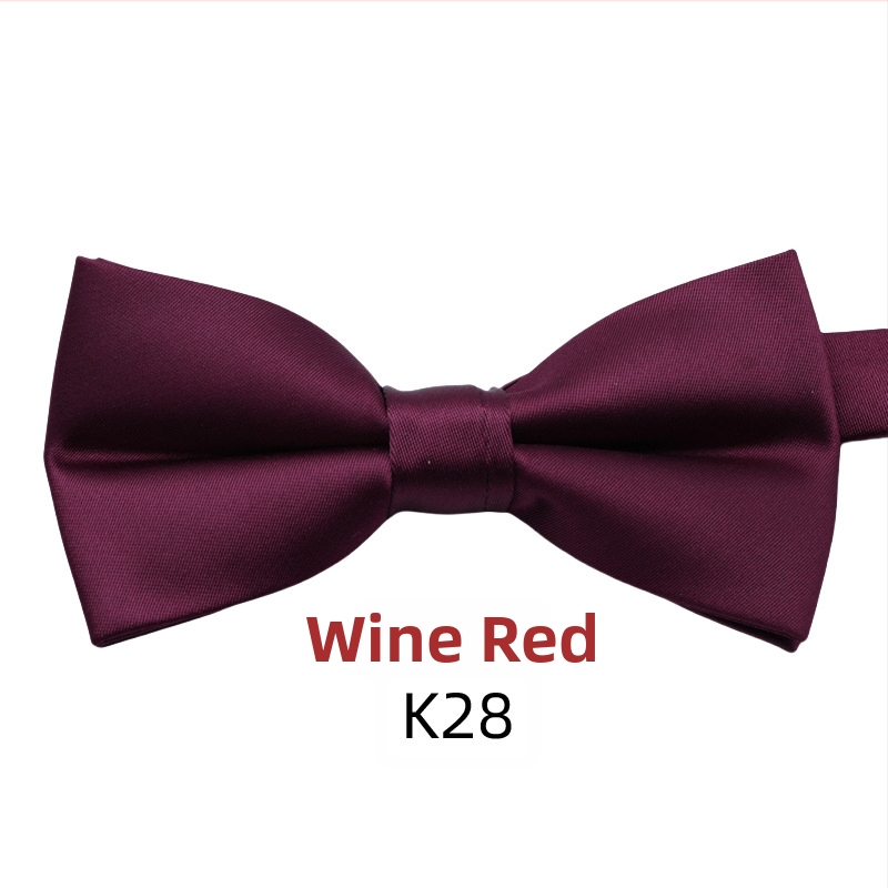 Papion pentru ținute formale de afaceri, design plat, unisex, croială jacquard, model monocrom