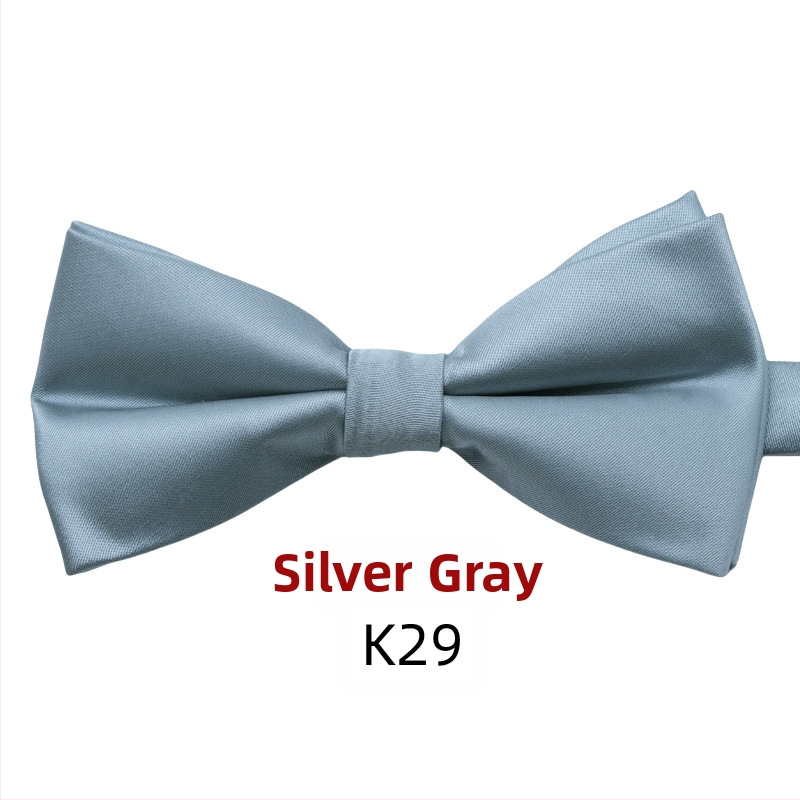 Papion pentru ținute formale de afaceri, design plat, unisex, croială jacquard, model monocrom