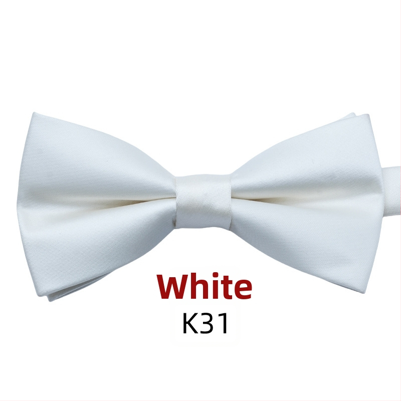 Papion pentru ținute formale de afaceri, design plat, unisex, croială jacquard, model monocrom