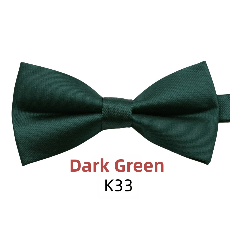 Papion pentru ținute formale de afaceri, design plat, unisex, croială jacquard, model monocrom