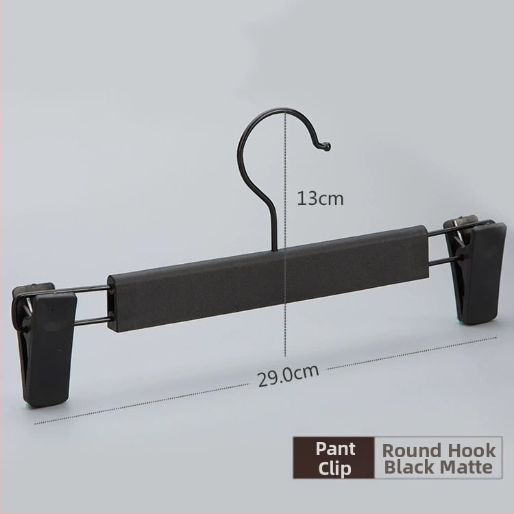 Многофункционална щипка за панталони с нехлъзгащ захват, телескопична пластмасова щипка за бельо, поли и панталони