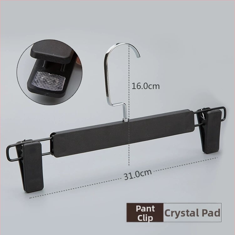 Многофункционална щипка за панталони с нехлъзгащ захват, телескопична пластмасова щипка за бельо, поли и панталони