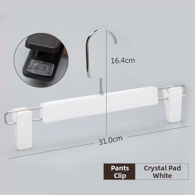 Многофункционална щипка за панталони с нехлъзгащ захват, телескопична пластмасова щипка за бельо, поли и панталони