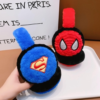 Kisgyerekeknek szóló EarMuffs rajzfilm mintával – melegek, szélállóak, kültéri téli használatra, Koreai stílus, alap