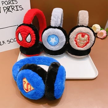 Kisgyerekeknek szóló EarMuffs rajzfilm mintával – melegek, szélállóak, kültéri téli használatra, Koreai stílus, alap