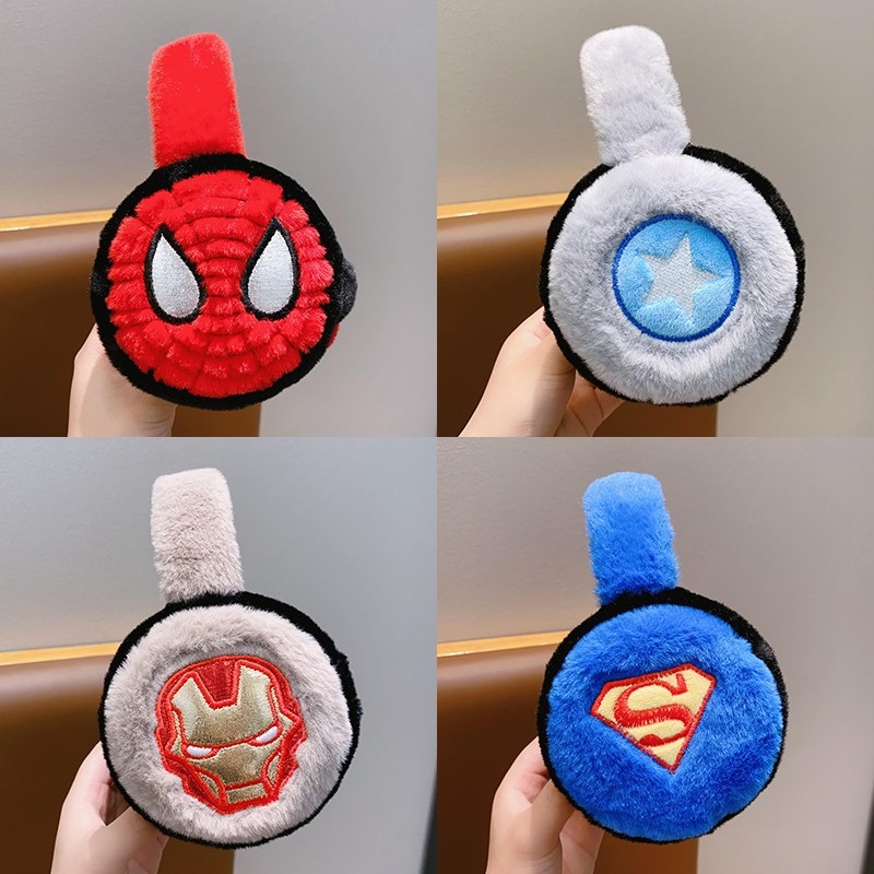 Kisgyerekeknek szóló EarMuffs rajzfilm mintával – melegek, szélállóak, kültéri téli használatra, Koreai stílus, alap