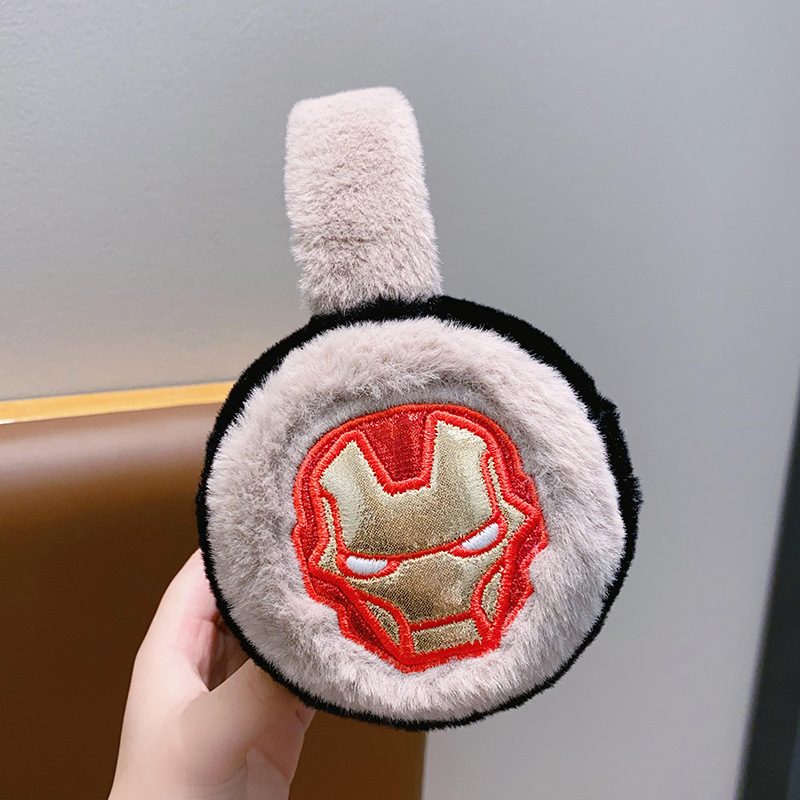 Kisgyerekeknek szóló EarMuffs rajzfilm mintával – melegek, szélállóak, kültéri téli használatra, Koreai stílus, alap