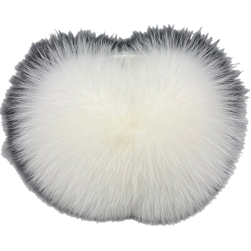 Earmuffs din blană de vulpe, design extensibil, monocrom, calde și rezistente la vânt, unisex