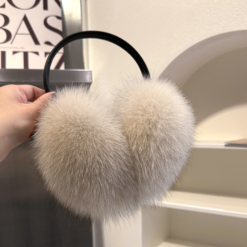 Ušne maskice, zimski stil, prava lisica dlaka, unisex, za vanjsku upotrebu, održavaju toplinu (Unisex, Odrasli) (Lisica dlaka) (Zima) (Vanjska upotreba) (Održavaju toplinu)