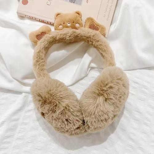 Panda γούνινα καπάκια αυτιών — πτυσσόμενα για το χειμώνα, για ενήλικες γυναίκες