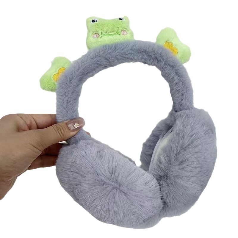 Panda γούνινα καπάκια αυτιών — πτυσσόμενα για το χειμώνα, για ενήλικες γυναίκες