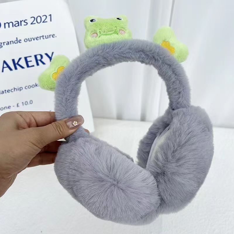 Panda γούνινα καπάκια αυτιών — πτυσσόμενα για το χειμώνα, για ενήλικες γυναίκες