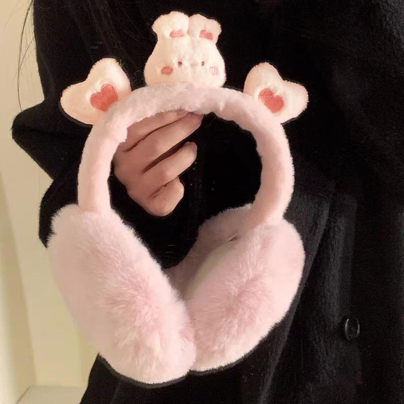 Panda γούνινα καπάκια αυτιών — πτυσσόμενα για το χειμώνα, για ενήλικες γυναίκες