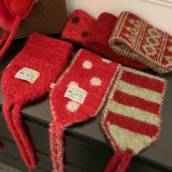 Protecții de urechi tricotate cu fular pentru gât – pentru femei, pliabile, versatile, protecție pentru urechi de iarnă