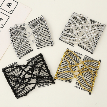 Sulamist valmistatud juuksehari pärlidega, naiselik stiil, teemantdetailid, punumine, kohandatav