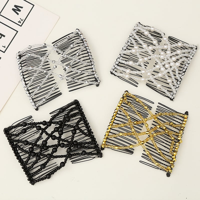 Sulamist valmistatud juuksehari pärlidega, naiselik stiil, teemantdetailid, punumine, kohandatav