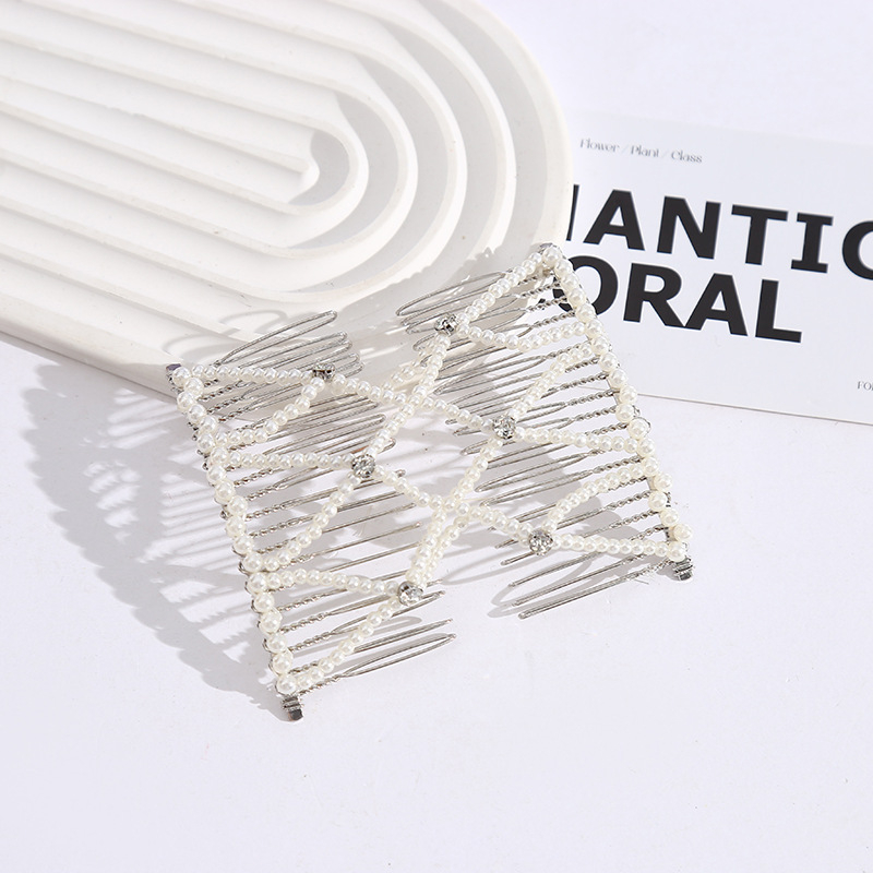 Sulamist valmistatud juuksehari pärlidega, naiselik stiil, teemantdetailid, punumine, kohandatav