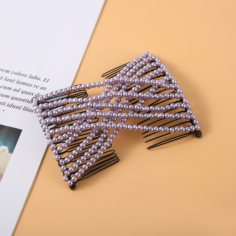 Sulamist valmistatud juuksehari pärlidega, naiselik stiil, teemantdetailid, punumine, kohandatav