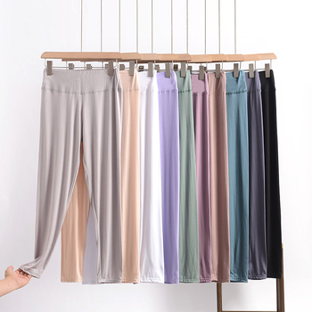 Naiste Modal termilise materjalist püksid, kõrge vöökoht, kõhtu vormiv, tagumikku tõstev, hingavad